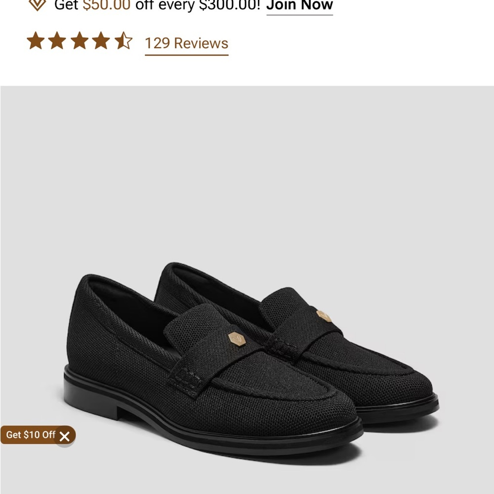 NEW VIVAIA Women's Black Loafers - Picture 5 of 6